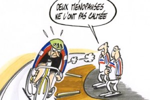 dessin : Jeannie Longo pulvérise les records