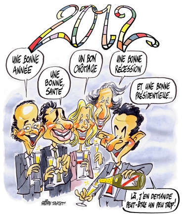 Sarkozy : bonne année 2012