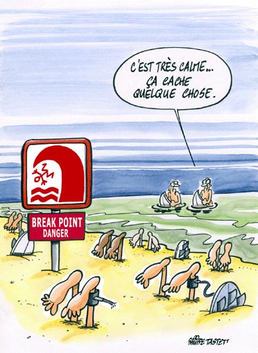 Dessin : Surf break point