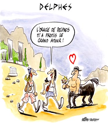 Delphes, nombril de la terre et centre de l'univers