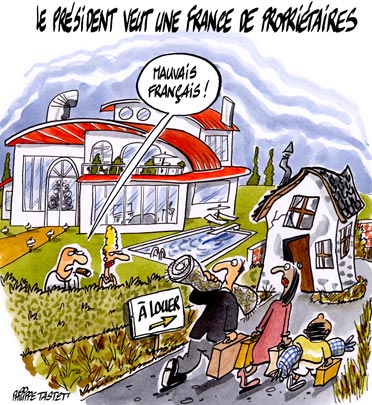 dessin : Une France de propriétaires