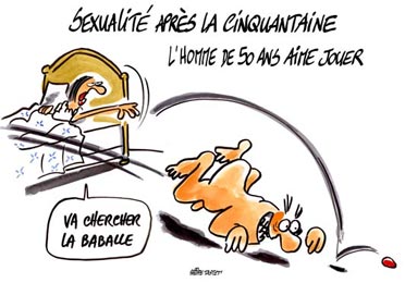 dessin : La sexualité après 50 ans