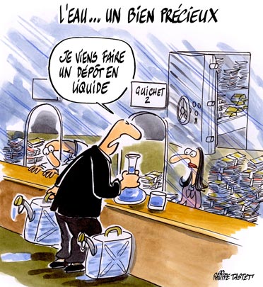 Dessin L'eau un bien précieux