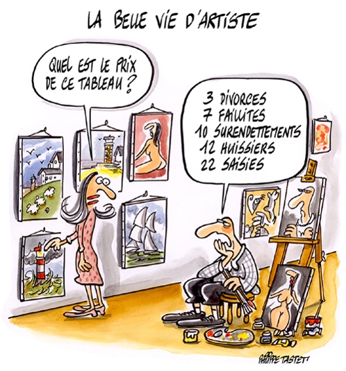 Le belle vie d'artiste - Philippe Tastet dessinateur de presse