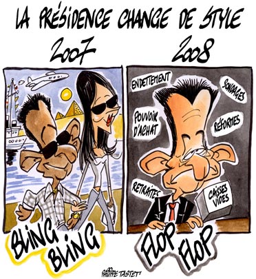 dessin : La présidence change de style