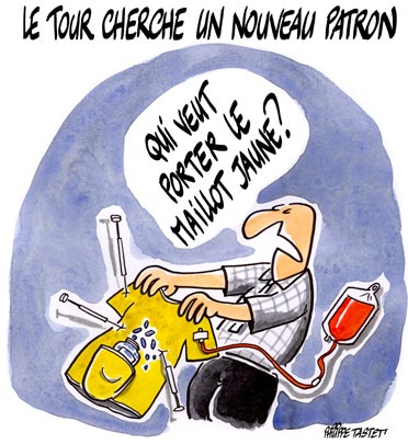 dessin : Le Tour de France cherche un nouveau patron