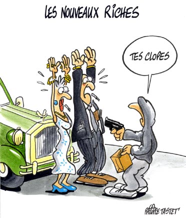 dessin : Les nouveaux riches