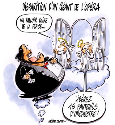 dessin : Luciano pavarotti, disparition d'un géant de l'opéra