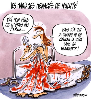 dessin : Les mariages menacés de nullité