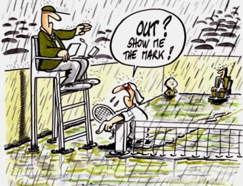 Pluie sur Roland Garros