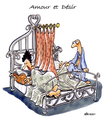 dessin d'humour : Amour et désir