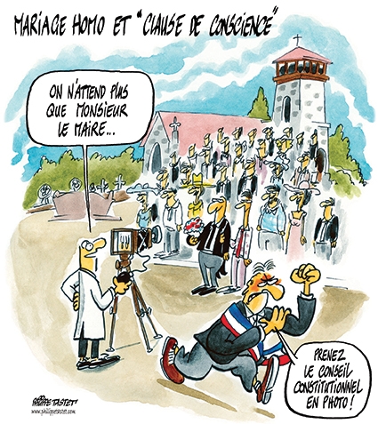 image dessin mariages homo