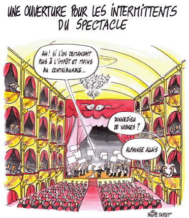 dessin : une ouverture pour les intermittents du spectacle