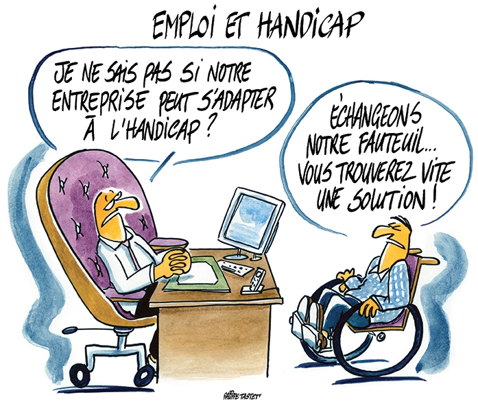 dessin de presse handicap