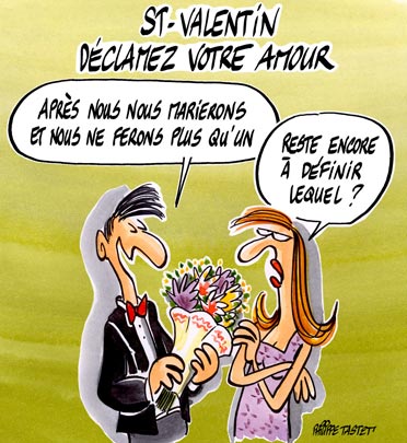 Saint Valentin déclamez votre amour