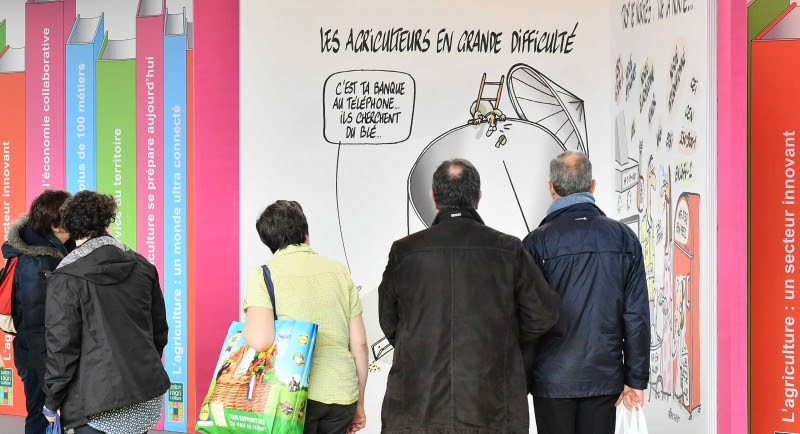 Le pont des expositions Salon de l'agriculture Paris